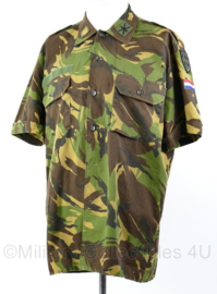 Nederlands DPM uniform shirt met originele US Air Defense Artillery insignes en Major rang - eenheid ingedeeld bij de Amerikanen - 6080/0005 - origineel