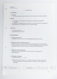 Defensie en Korps Mariniers handboek Army Formation Standing Operating Procedures part 2 1997  - origineel