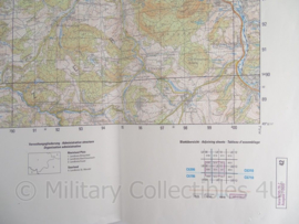 KL Nederlandse leger en Duitse Topografische kaart Baumholder Duitsland 1:50 000 - origineel