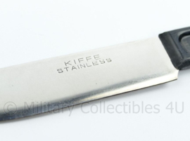 Knife, field cutlery (Stainless with black plastic grip)
