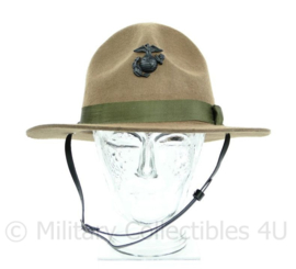 USMC Marine Corps Drill Instructor hat Campaign hat hoed met insigne replica
