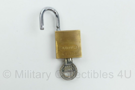 KL Nederlandse leger ABUS hangslot met 2 sleutels - gebruikt - origineel