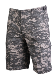 US BERMUDA COTTON PREWASH - korte broek ACU camo