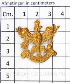 WW2 British cap badge 26th Hussars - 3,5 x 3,5 cm - origineel