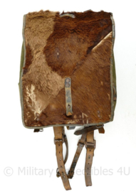 Wo2 Duitse Affe rugzak met paardenhaar - met draagriemen - Rbnr gestempeld -  36 x 28 x 13 cm - origineel