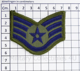USAF US Air Force rang embleem paar  - Staff Sergeant - 7 x 6 cm - origineel