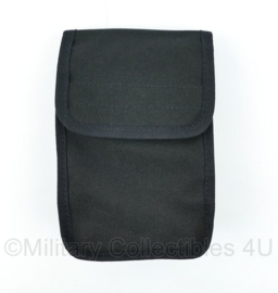 Zwarte Nylon koppeltas - NIEUW  -  13,5 x 18 x 3 cm. - origineel