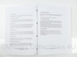 KM Koninklijke Marine CBRNDCBV School handboek in ringmap - 28 x 3 x 32 cm - origineel