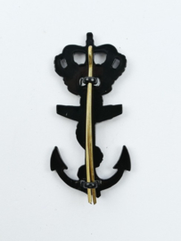 Koninklijke Marine of korps mariniers Baret insigne brons/zwart kleurig - nieuw maar origineel
