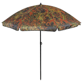 Camouflage parasol - 180 cm diameter - Flecktarn camo