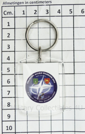 Sleutelhanger Exercise Allied Warrior 2004 NRF Nato Response Force  - 8,5 x 4 cm - origineel