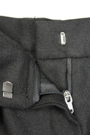 Broek lang zwart - Britse politie- waist 71 cm. origineel