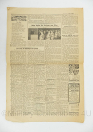 WO2 Duitse krant 8 Uhr Blatt 18 juni 1942 - 47 x 32 cm - origineel