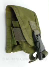 Warrior Assault Systems Molle groene handgranaat tas - 8,5 x 4,5 x 11 cm - origineel