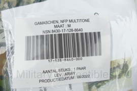 Defensie Gamaschen NFP Multitone PAAR - maat Medium - nieuw in de verpakking - origineel