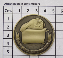 Metalen Coin penning KCT Korps Commandotroepen