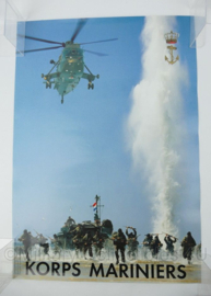 KMARNS Korps Mariniers poster - 60 x 42 cm - origineel