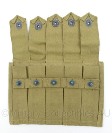 Thompson magazijntas pouches 5 vakken khaki - origineel WO2