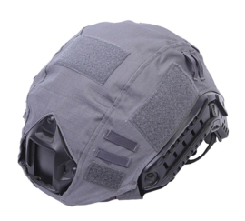 Tactical helmet cover MICH FAST helm overtrek Wolf Grey - nieuw gemaakt