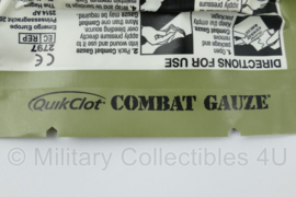 QuikClot Combat Gauze hemostatisch Z fold - tht 04-2022 - origineel