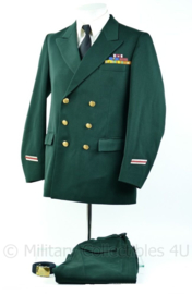 Belgisch leger DT uniform set geneeskundige dienst met veel medaille balken - maat 9 = 3xl ! - Origineel