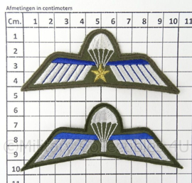 KL Nederlandse leger Parawing brevet A  - groen - origineel