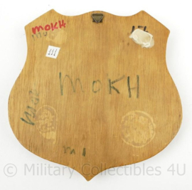 KM Koninklijke Marine wandbord School voor de Eerste Maritiem Militaire Vorming - 15½ x 15½ x 1½ cm - origineel