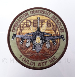 KLu Koninklijke Luchtmacht "Operation Inherent Resolve" -  met klittenband - diameter 10 cm