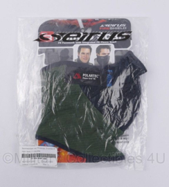 Seirus Fire Shield Neofleece Combo Scarf Facemask Sjaal met Windstopp Combo Scarf zwart/groen - maat Small - nieuw in verpakking - origineel