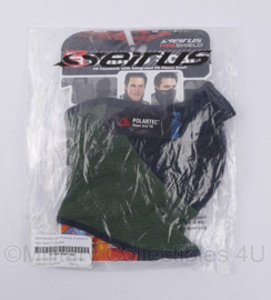 Defensie Seirus Fire Shield Neofleece Combo Scarf Facemask Sjaal met Windstopp Combo Scarf zwart/groen - maat Small, Medium of Large - nieuw in verpakking - origineel