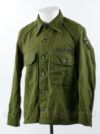 US Korea oorlog M51 Field shirt wool 101st Airborne Division - maat M - origineel