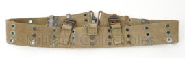 Italiaanse pistol belt bruin - 90 cm lang - origineel