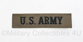 US Army Klein model borst naamlint - 9,5 x 2,5 cm - origineel