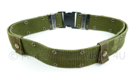 US Army en korps mariniers LC2 Belt Individual Equipment Nylon met zwart kunststof slot - size Large - origineel