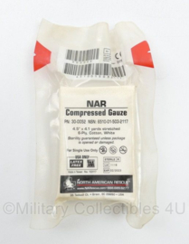 North American Rescue NAR Compressed Gauze - t.h.t. 09-2021 - origineel