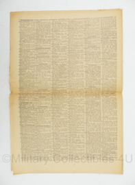 WO2 Duitse krant Frankische Tageszeitung nr. 188 13 augustus 1943 - 47 x 32 cm - origineel