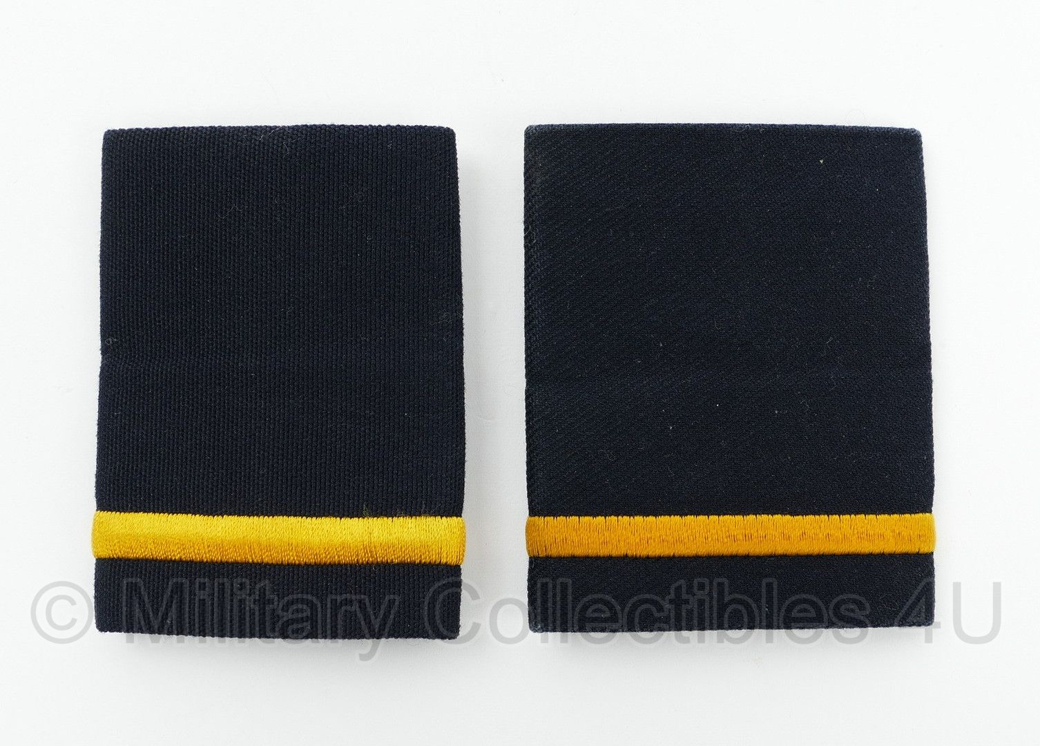 Politie epauletten - rang Aspirant - 7 x 5,5 cm origineel