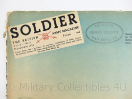 The British Army Magazine Soldier VOL 6 No 9 -  Afkomstig uit de Nederlandse MVO bibliotheek - 30 x 22 cm - origineel