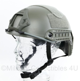 Politie en DSI MICH fast helm foliage Wolf Grey DSI Helm  - replica