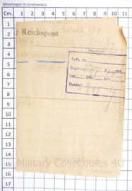 WO2 Deutsches Reich Deutsche Reichspost Telegramm 1944 - origineel