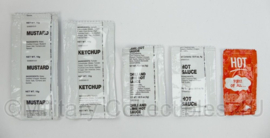 US Army MRE ration sauces sauzen - set van 5 stuks