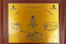RCHA Royal Canadian Horse Artillery wandbord - 37 x 35 cm - origineel