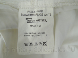 KM Marine Korps Mariniers sneeuwcamouflage Parka Snowcamouflage White en broek Snowcamouflage - Safety Masters - maat Medium - origineel