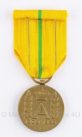 Belgische "Koning Albert 1909-1934" bronzen medaille - Origineel