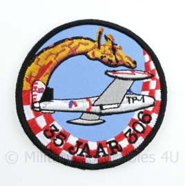 KLu Koninklijke Luchtmacht embleem 35 jaar 306th Squadron - met klittenband -12 x 13,5