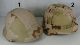 KL M92 M95 helmovertrek voor composiet helm ballistische helm - desert camo - keuze uit 2 modellen en alle maten - origineel