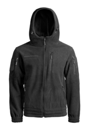 Fleece jack Gen. 2 met capuchon - nieuw gemaakt - ZWART