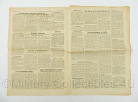 WO2 Duitse krant Frankische Tageszeitung 24 mei 1944 - 47 x 32 cm - origineel