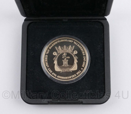 Coin in doosje Marinevliegkamp Valkenburg - diameter 3,5 cm - origineel