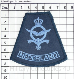 Koninklijke Luchtmacht arm embleem NEDERLAND - 8 x 7 cm - origineel